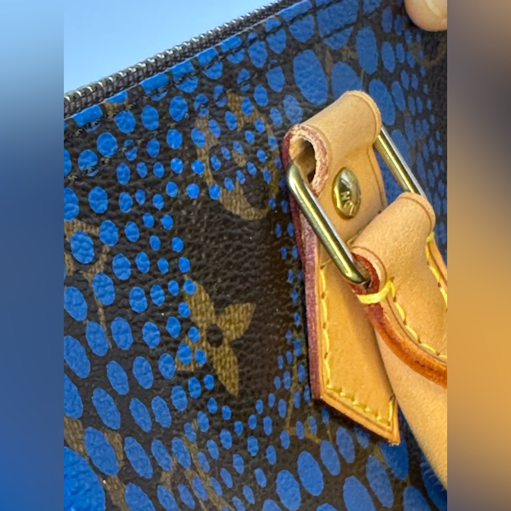 Louis Vuitton Yayoi Kusama Speedy 30 Blue - Picture 4 of 16